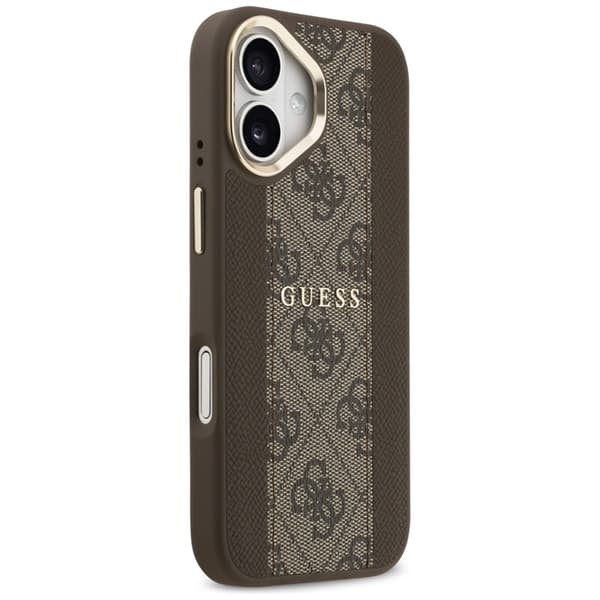 Guess Mobilskal till iPhone 17 Magsafe Stripe - Brun