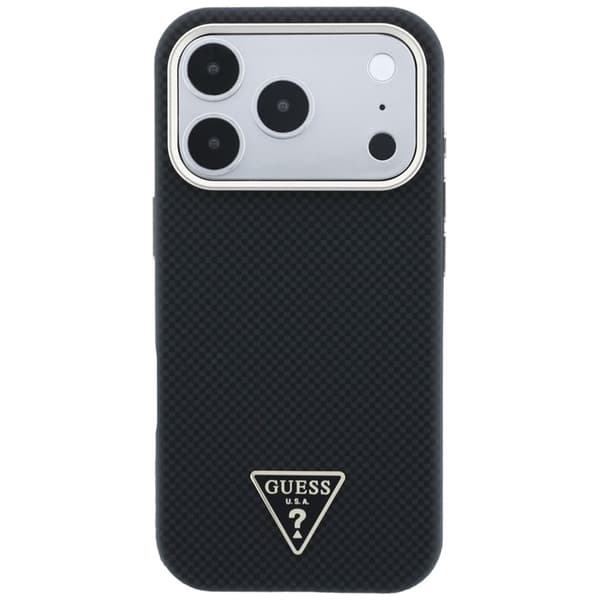 Guess Mobilskal till iPhone 18 Pro Max/17 Pro Max Magsafe Kevlar Triangle Logo