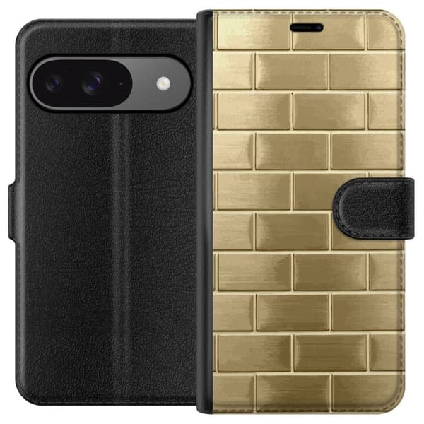 Pung Taske til Google Pixel 9 Pro med gyldne mursten