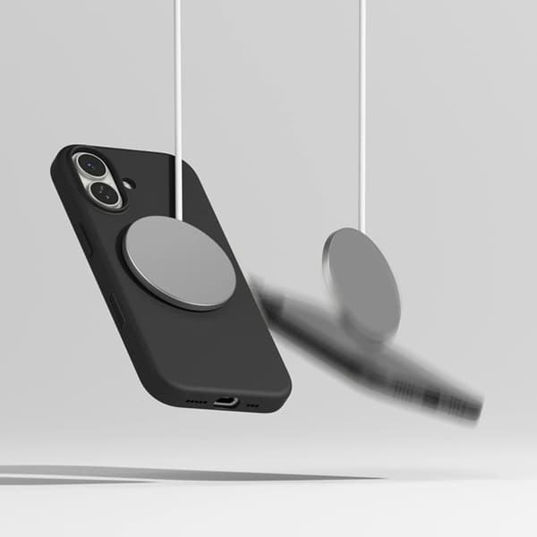 Ringke Telefontaske til iPhone 17 Magsafe Magnetisk Silikone - Sort