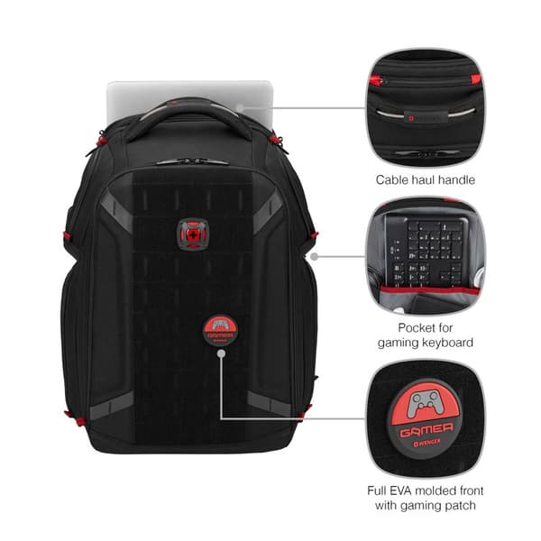 Wenger PlayerOne 17.3\" Gaming Computer Rygsæk Sort