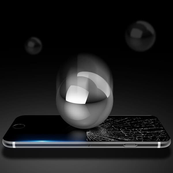 [2-PACK] Härdat Glas Skärmskydd iPhone 8 Plus / iPhone 7 Plus - Svart