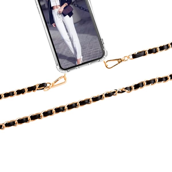 Boom Halsbandsrem Chain Inside - Svart