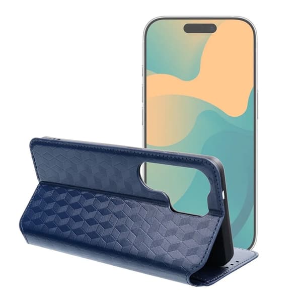 Plånboksfodral För Galaxy S26 Plus Cubic - Blå