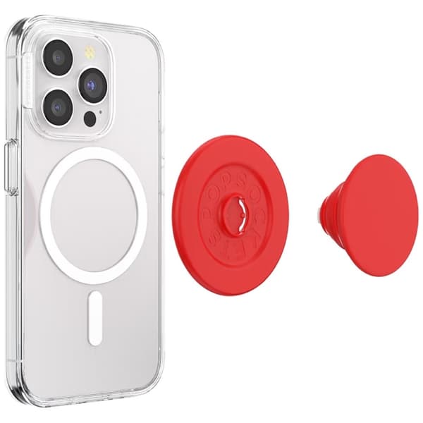 PopSockets MagSafe Popuphållare och Stativ Basic Rosso - Röd