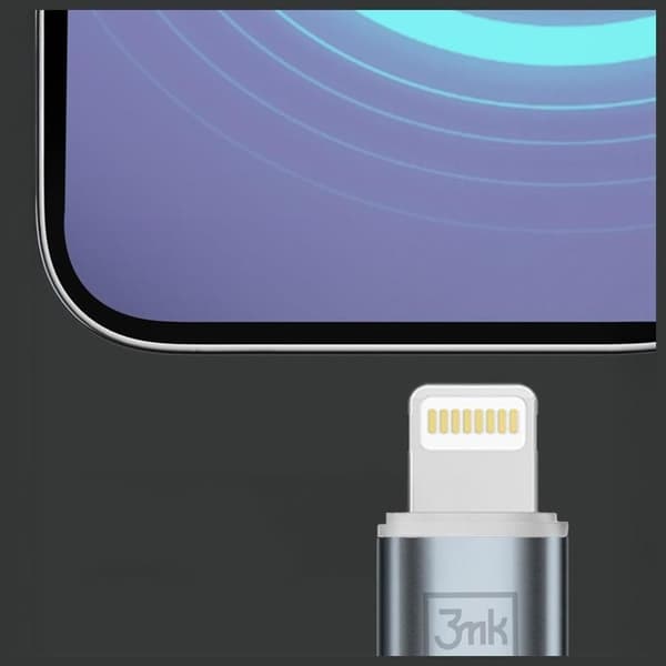 3MK USB-C til Lightning 20W kabel 9V/2A 1m N-SERIES Hyper - Hvid