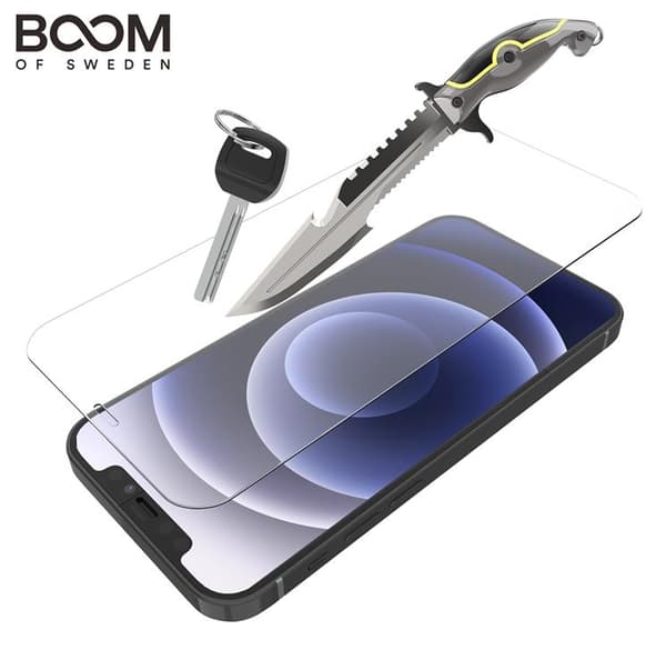 BOOM Flat karkaistu lasinen näytönsuoja iPhone 12 Pro Max