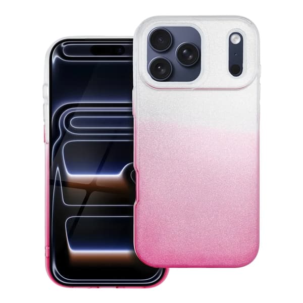 Mobilskal till iPhone 18 Pro Max/17 Pro Max Shining - Transparent/Rosa