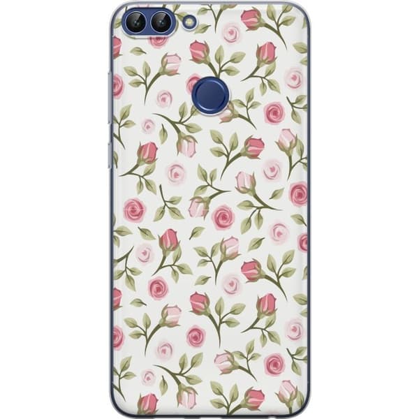 Telefontaske til Huawei P smart med blomster