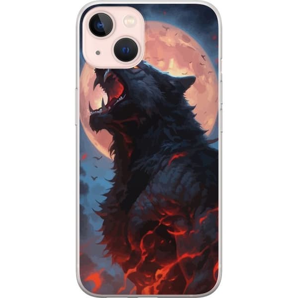 Taske til Apple iPhone 13 med Howling Wolf