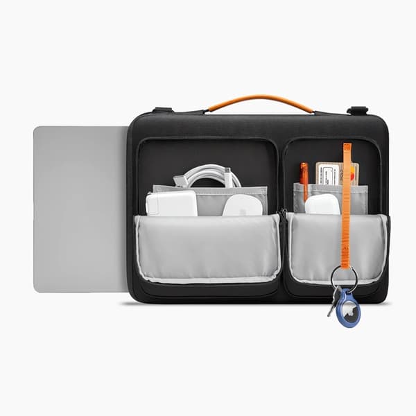 Tech-Protect Datorfodral 15-16" Defender - Svart/Orange