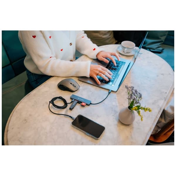 Verbatim Hub USB-C/HDMI/USB-A/SD/MSD 32156 - Aluminium