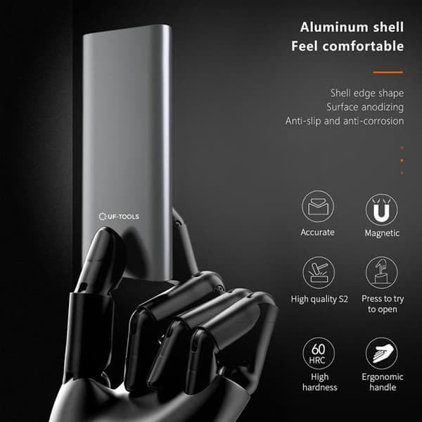 UF-TOOLS - 48-i-1 Precisionsskruvmejsel med Utbytbara Bits