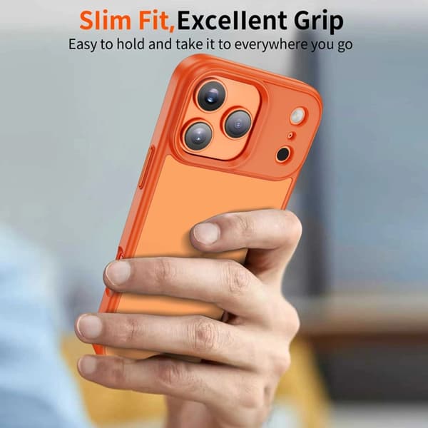 Tech-Protect Mobilskal till iPhone 17 Pro Max Matte - Cosmic Orange