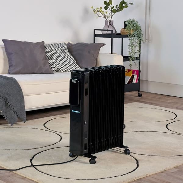 BLACK+DECK Oljeelement Digital 2500W Svart