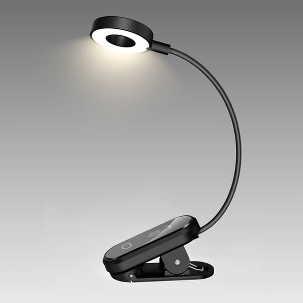 Tech-Protect Læselampe Clip LL100 - Sort