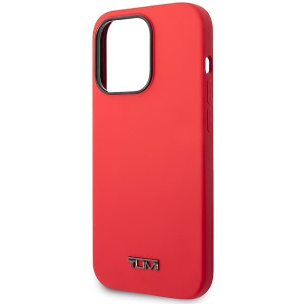Tumi-puhelinkotelo iPhone 14 Pro Max MagSafe Liquid Silicone - Punainen
