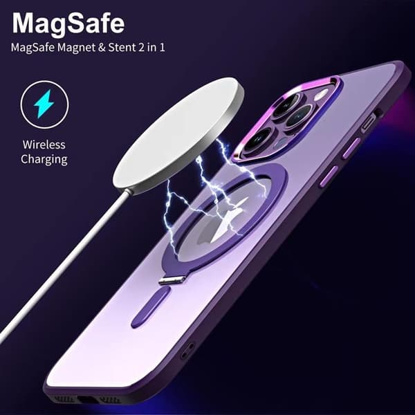 Mobilskal till iPhone 14 Pro Max Magsafe Bracket - Vit