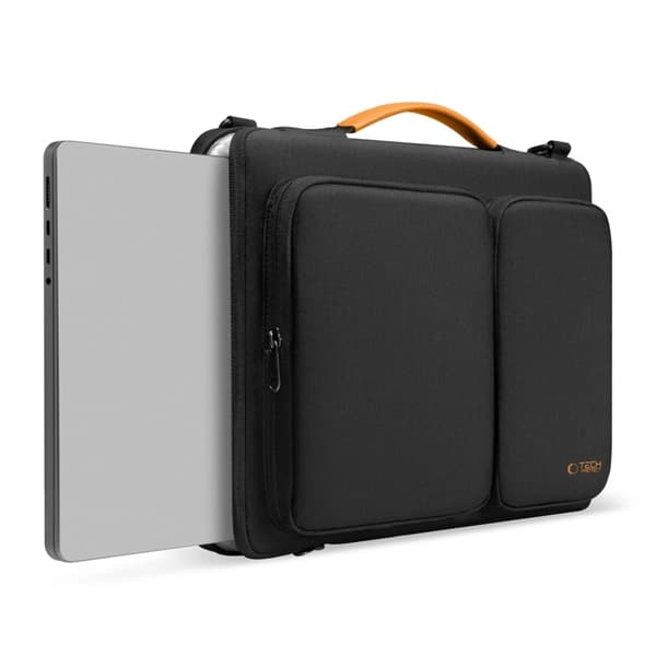 Tech-Protect Datorfodral 15-16" Defender - Svart/Orange