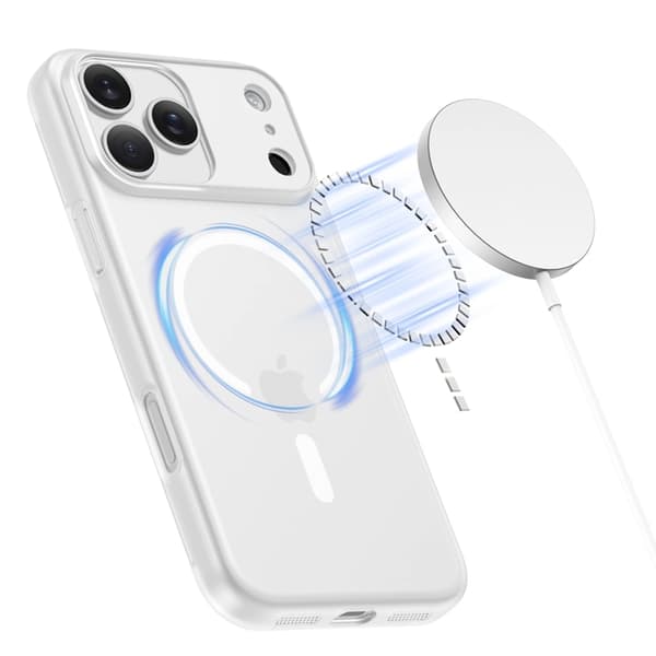 Tech-Protect Mobilskal till iPhone 17 Pro Magsafe Slim - Matte Vit