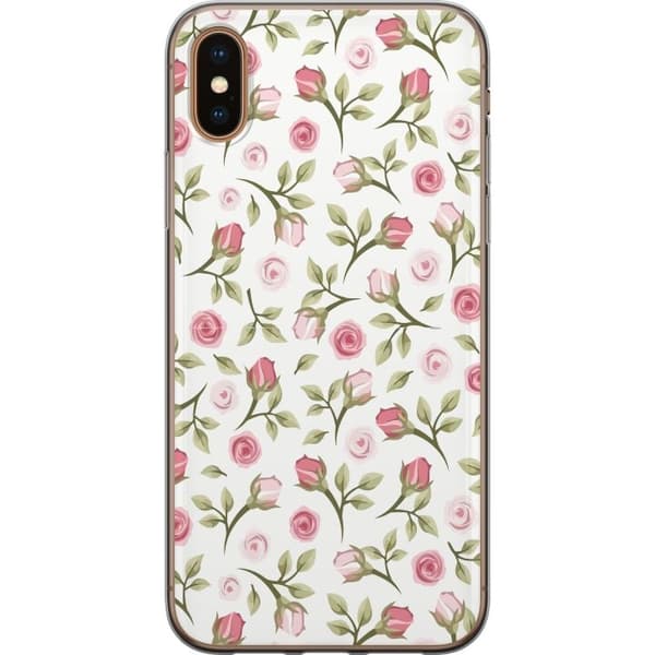Telefontaske til Apple iPhone X med blomster
