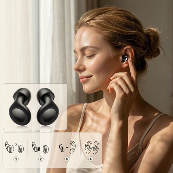 Tech-Protect Earplugs Quiet Fit - Svart