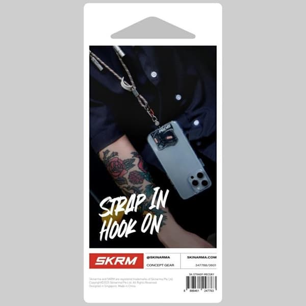 Skinarma Universal Lanyard Adapter Mecha - Grå