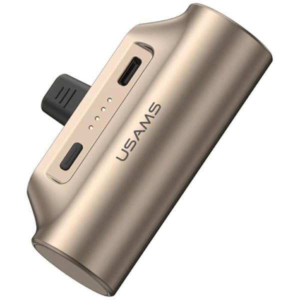 USAMS Mini Tail Plug Bærbar Powerbank 3000mAh USB-C PB79