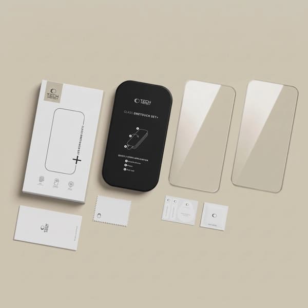 [2-Pack] Tech-Protect Härdat Glas Skärmskydd för iPhone 18 Pro/17 Pro Onetouch
