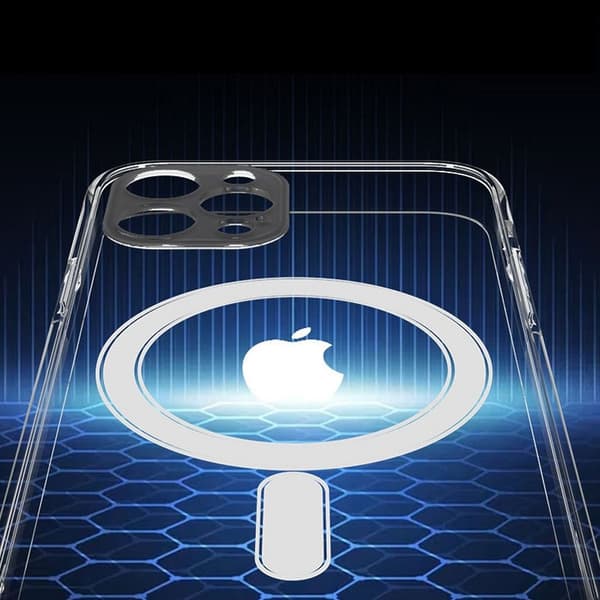 iPhone 12 Pro Skal Clear Magsafe Hårdplast Transparant