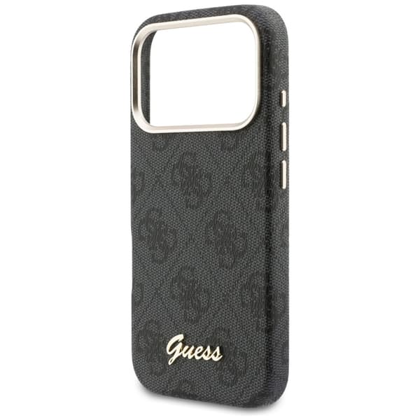 Guess Matkapuhelimen kuori iPhone 17 Pro MagSafe 4G Script - Musta