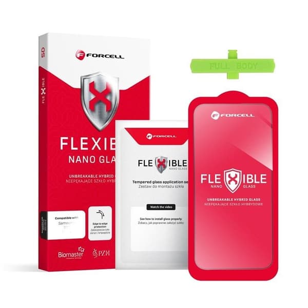 Forcell iPhone 15 Pro Max Karkaistu lasinen näytönsuoja 5D