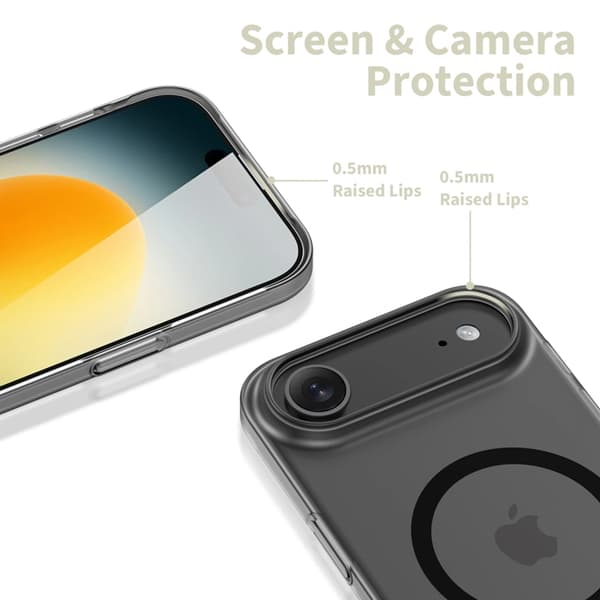 Tech-Protect Telefontaske til iPhone Air Magsafe Slim - Mat Sort