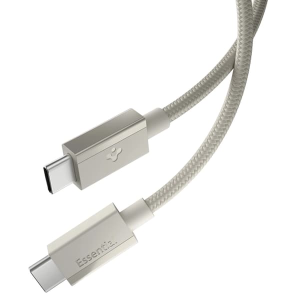 Spigen USB-C til USB-C Kabel EB6015CC Essential 1.5m 60W - Titanium