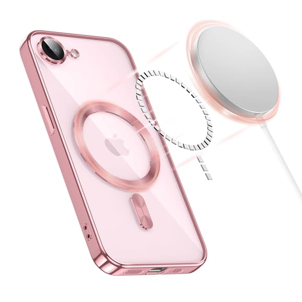 Tech-Protect Mobilcover Til iPhone 16e/17e Magsafe Magflex - Rosaguld