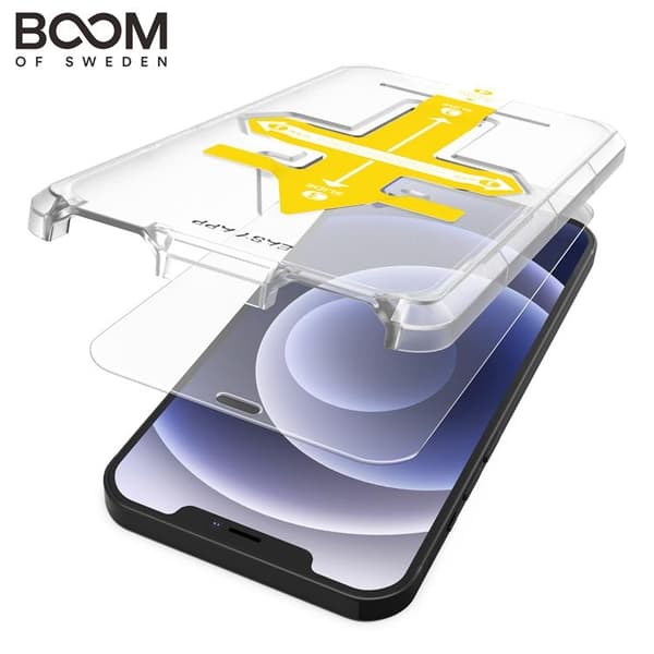 BOOM Flat karkaistu lasinen näytönsuoja iPhone 12 Pro Max