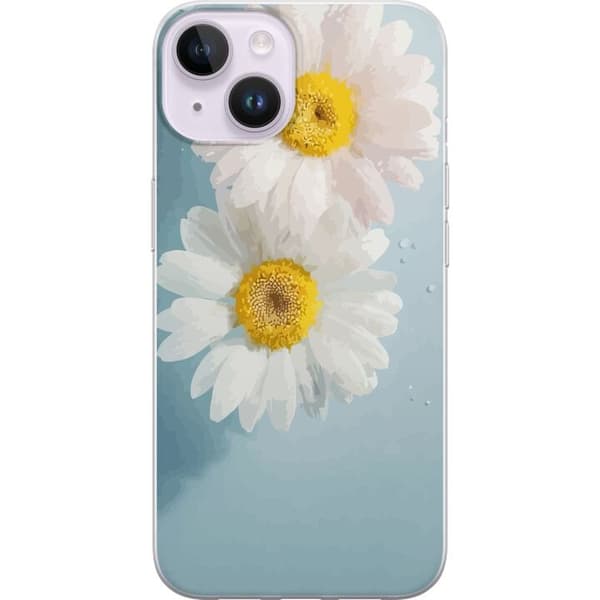 Taske til Apple iPhone 14 med sommerblomster