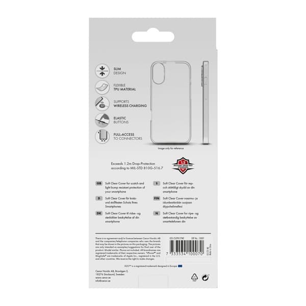 X2O Clear Soft Skal Apple iPhone 17 Pro Max Klar