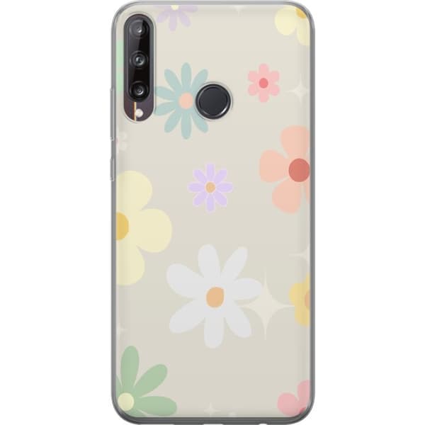 Mobilskal till Huawei P40 lite E med fejdande blommor