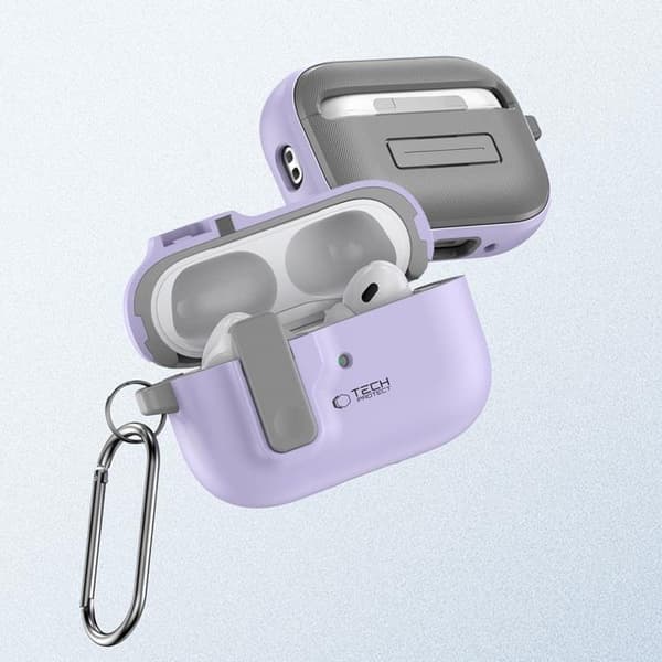 Tech-Protect Apple Airpods Pro 1/2 Taske Slim Hook - Lavendel