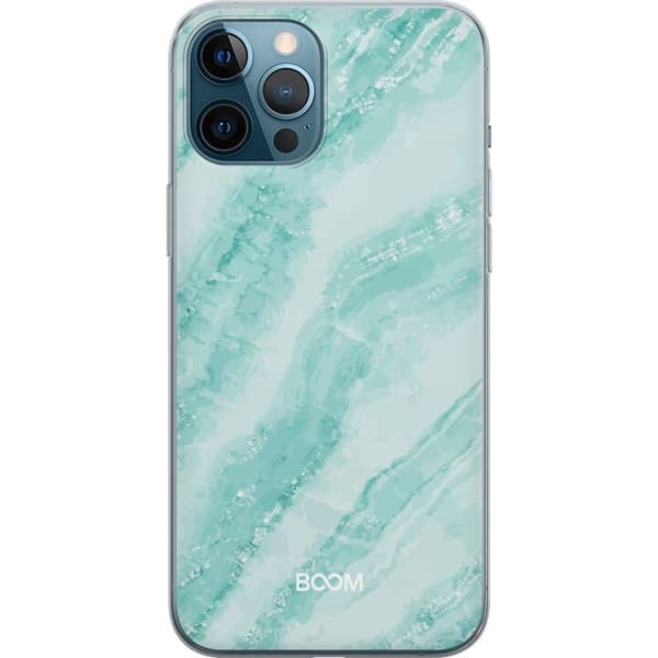 Telefontaske til Apple iPhone 12 Pro Max med Mint Marmor