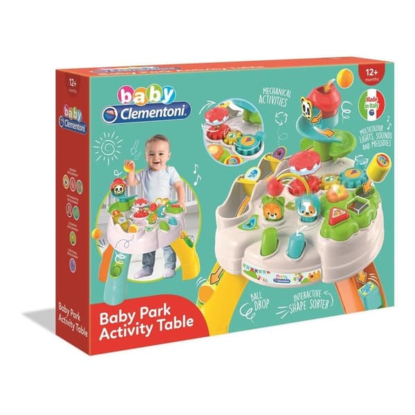 CLEMENTONI Baby Park Aktivitetstabel