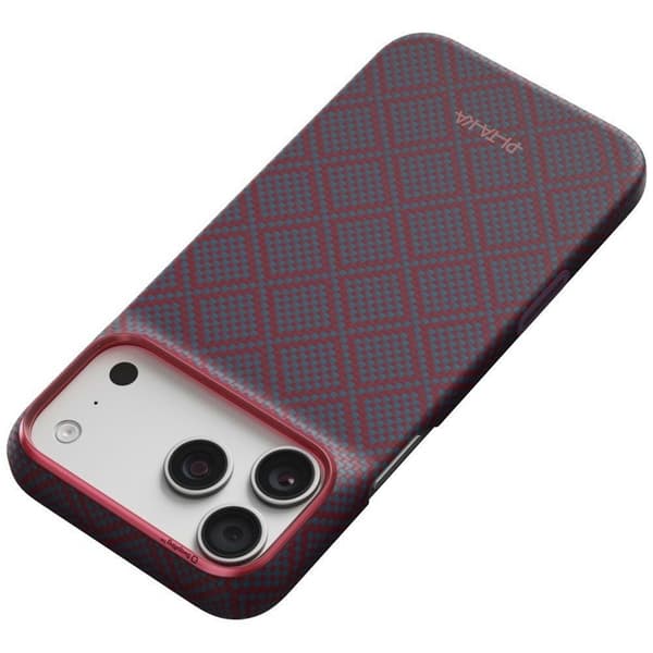 PITAKA-puhelinkotelo iPhone 18 Pro/17 Pro Magsafe Edge Argyle