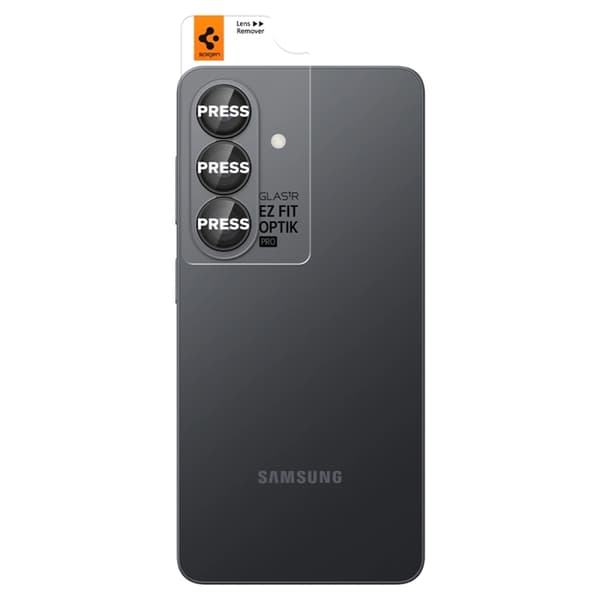 Spigen [2-pak] Kamerabeskyttelse Hærdet Glas Til Galaxy S26 Plus - Sort