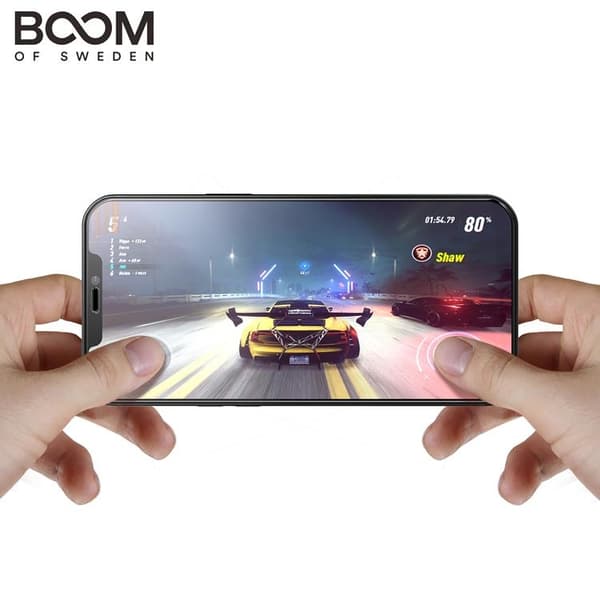 BOOM Flat karkaistu lasinen näytönsuoja iPhone 12 Pro Max