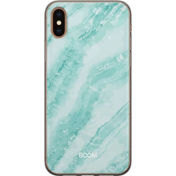 Telefontaske til Apple iPhone X med Mint Marble