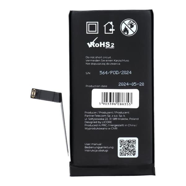 iPhone 14 Batteri 3279mAh Licore