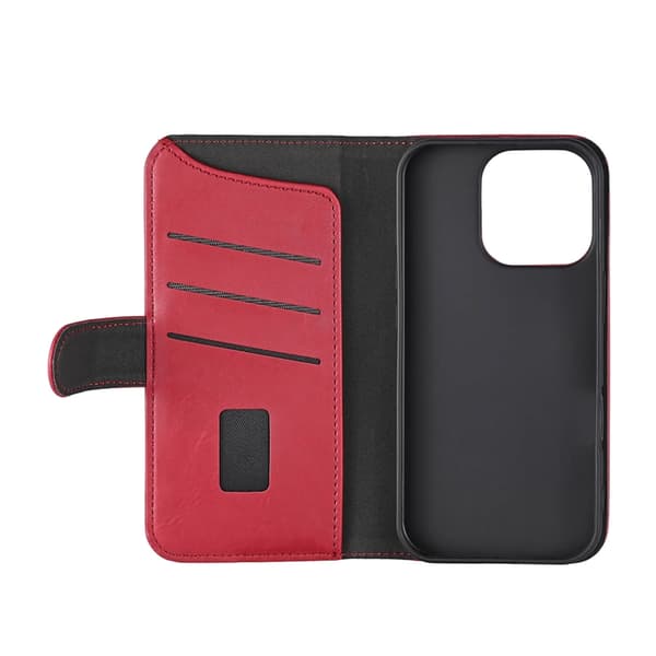 GEAR iPhone 16 Pro Max Lompakkokotelo MagSafe - Tummanpunainen