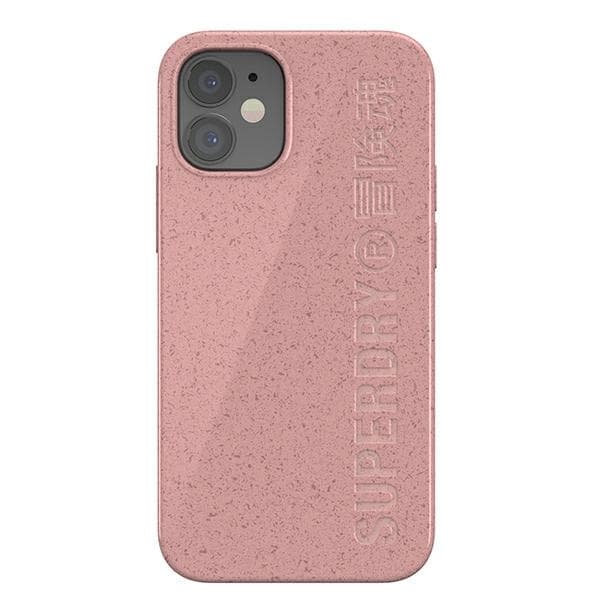 SuperDry Telefontaske til iPhone 12 mini MagSafe Snap Komposterbar - Lyserød