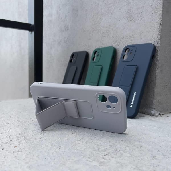 Wozinsky Kickstand Silikone Taske til Samsung Galaxy A32 5G - Gul